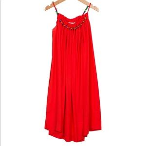 Stella McCartney Girls' Beaded Accent Sleeveless Dress 6